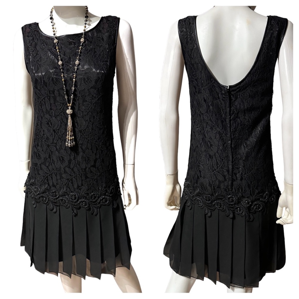 Vintage Scott McClintock drop waist dress.